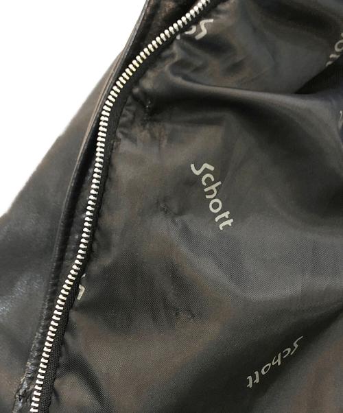 Schott（ショット）Schott (ショット) 641シングルレザージャケット ブラック サイズ:SIZE 34の古着・服飾アイテム