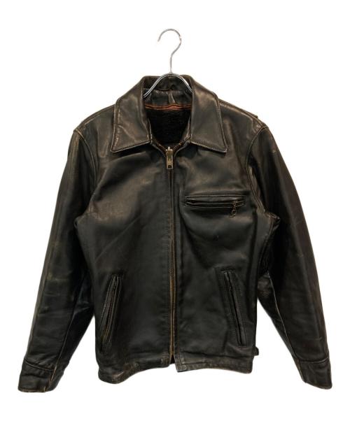 Schott（ショット）Schott (ショット) 643シングルレザージャケット ブラック サイズ:SIZE 34の古着・服飾アイテム