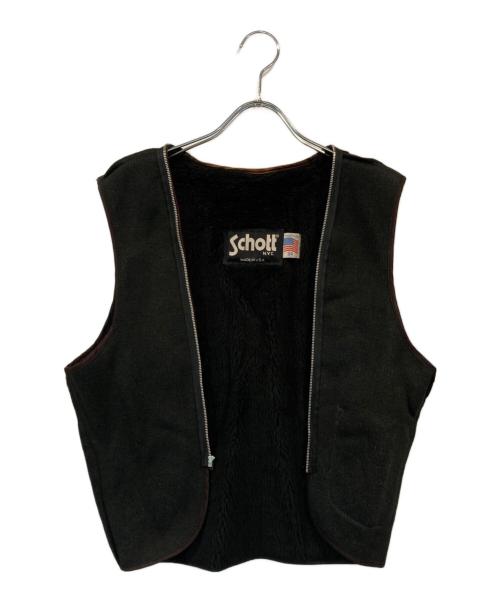 Schott（ショット）Schott (ショット) 643シングルレザージャケット ブラック サイズ:SIZE 34の古着・服飾アイテム