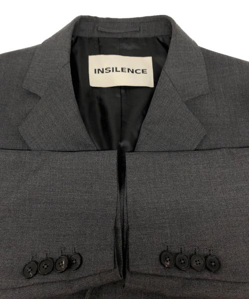 INSILENCE（インサイレンス）INSILENCE (インサイレンス) Oversized wool blazer グレー サイズ:Sの古着・服飾アイテム