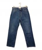 AMI Alexandre Mattiussiアミアレクサンドルマテュッシ）の古着「ルーズフィットデニムパンツ」｜ブルー
