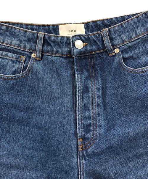 AMI Alexandre Mattiussi（アミアレクサンドルマテュッシ）AMI Alexandre Mattiussi (アミアレクサンドルマテュッシ) ルーズフィットデニムパンツ ブルー サイズ:SIZE 28の古着・服飾アイテム