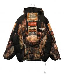 THE NORTH FACE×SUPREME（ザ ノース フェイス×シュプリーム）の古着「800-Fill Half Zip Hooded Pullover Times Square」｜マルチカラー