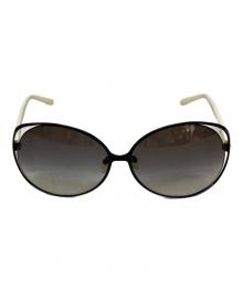 CELINE（セリーヌ）の古着「テンプルトリオンフデザインサングラス」｜ホワイト×グレー