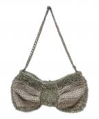 ANTEPRIMAアンテプリマ）の古着「リボン型ワイヤーチェーンショルダーバッグ」｜グレー