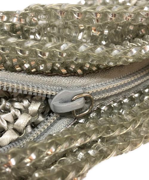 ANTEPRIMA（アンテプリマ）ANTEPRIMA (アンテプリマ) リボン型ワイヤーチェーンショルダーバッグ グレーの古着・服飾アイテム