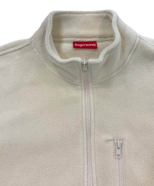 SUPREME（シュプリーム）Supreme (シュプリーム) Polartec Hooded Sweatshirt アイボリー サイズ:Lの古着・服飾アイテム
