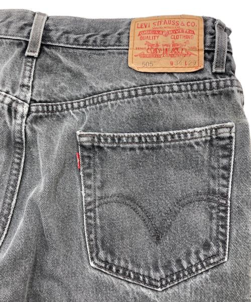 LEVI'S（リーバイス）LEVI'S (リーバイス) 505ブラックデニムパンツ ブラック サイズ:SIZE 86cm (W34)の古着・服飾アイテム