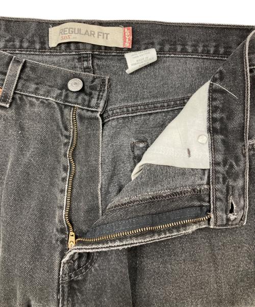 LEVI'S（リーバイス）LEVI'S (リーバイス) 505ブラックデニムパンツ ブラック サイズ:SZIE 86cm (W34)の古着・服飾アイテム
