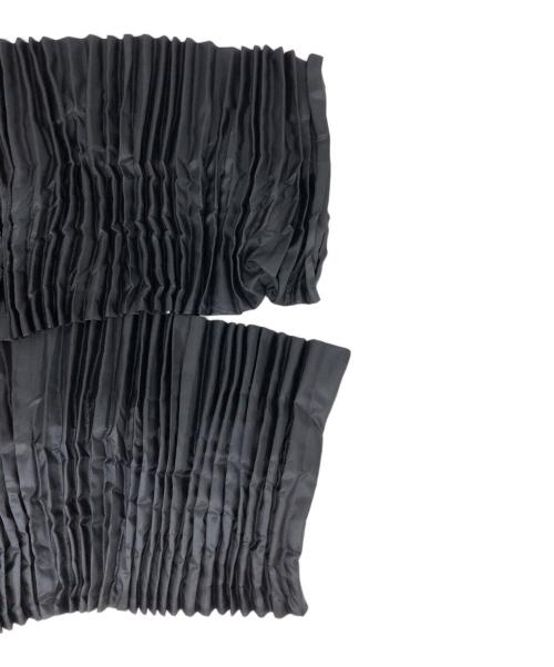 ISSEY MIYAKE（イッセイミヤケ）ISSEY MIYAKE (イッセイミヤケ) プリーツノーカラージャケット ブラック サイズ:Mの古着・服飾アイテム