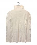 ISSEY MIYAKEイッセイミヤケ）の古着「タートルネックニット」｜ホワイト