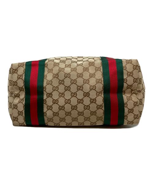 GUCCI（グッチ）GUCCI (グッチ) チャーム付トートバッグ イエローの古着・服飾アイテム