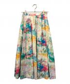 HERALBONYヘラルボニー）の古着「フレアスカート「けしき」」｜マルチカラー