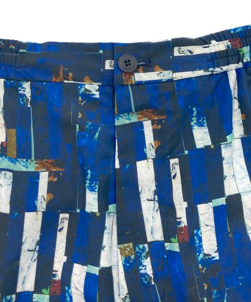 HERALBONY（ヘラルボニー）HERALBONY (ヘラルボニー) リラックスハーフパンツ「海」 ブルー サイズ:MLサイズの古着・服飾アイテム