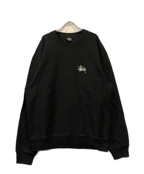stussy（ステューシー）stussy (ステューシー) バックプリントスウェット ブラック サイズ:Lの古着・服飾アイテム