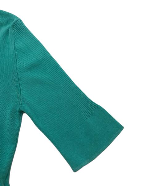 patou（パトゥ）Patou (パトゥ) ニットポロシャツ グリーン サイズ:Mの古着・服飾アイテム