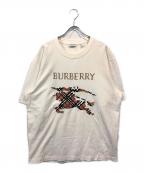 BURBERRYバーバリー）の古着「クロスステッチ EKD コットンTシャツ」｜チョーク