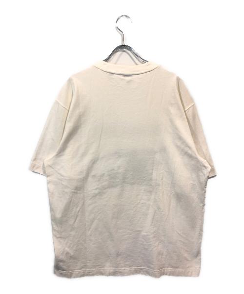 BURBERRY（バーバリー）BURBERRY (バーバリー) クロスステッチ EKD コットンTシャツ チョーク サイズ:XLの古着・服飾アイテム