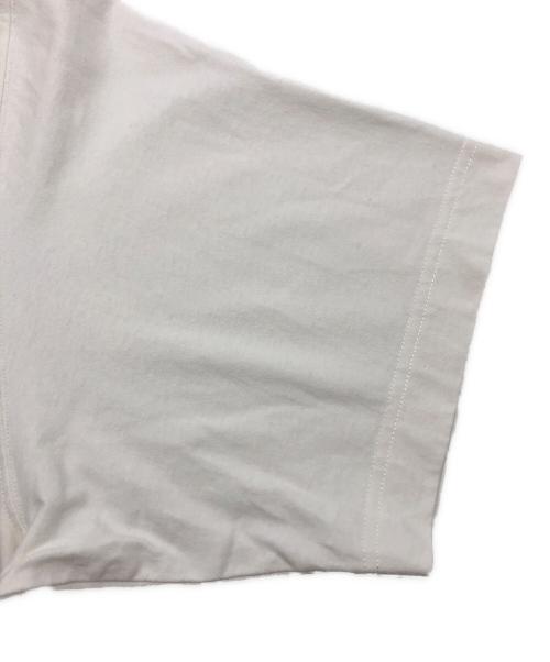 BURBERRY（バーバリー）BURBERRY (バーバリー) クロスステッチ EKD コットンTシャツ チョーク サイズ:XLの古着・服飾アイテム