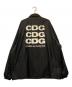 CDG (シーディージー) バックプリントコーチジャケット ブラック サイズ:XL：13000円
