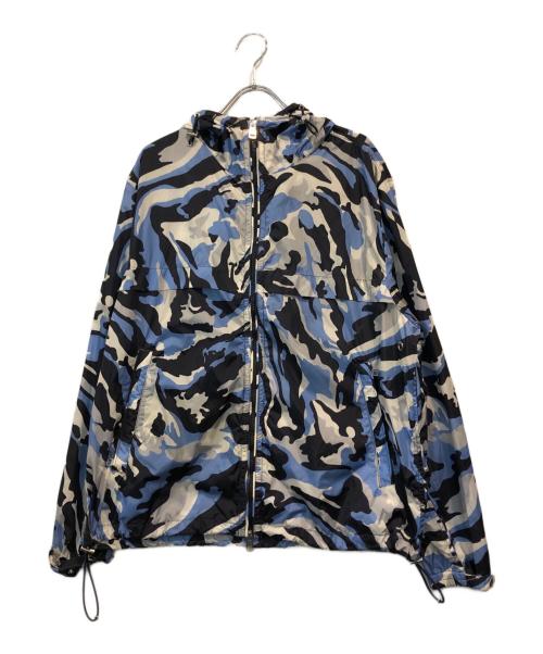 MONCLER（モンクレール）MONCLER (モンクレール) カモフラナイロンジャケット ブルー サイズ:-の古着・服飾アイテム