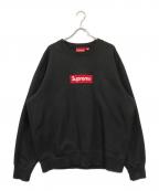SUPREMEシュプリーム）の古着「Box Logo Crewneck」｜ブラック×レッド