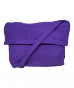 PLEATS PLEASEプリーツプリーズ）の古着「フラップショルダーバッグ」｜パープル