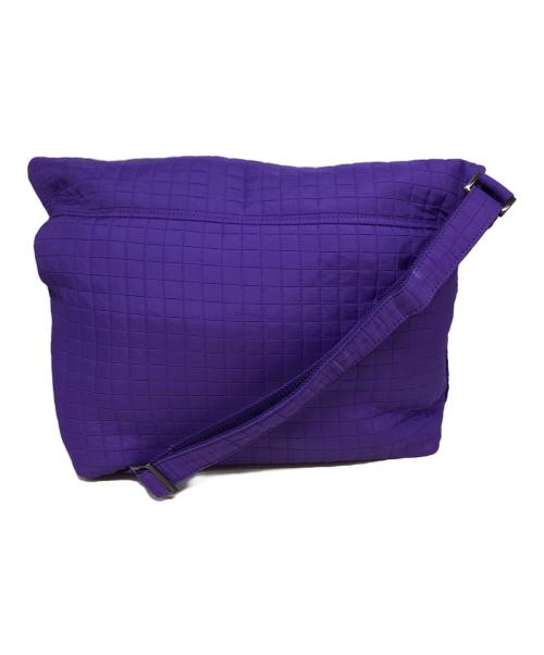 PLEATS PLEASE（プリーツプリーズ）PLEATS PLEASE (プリーツプリーズ) フラップショルダーバッグ パープルの古着・服飾アイテム