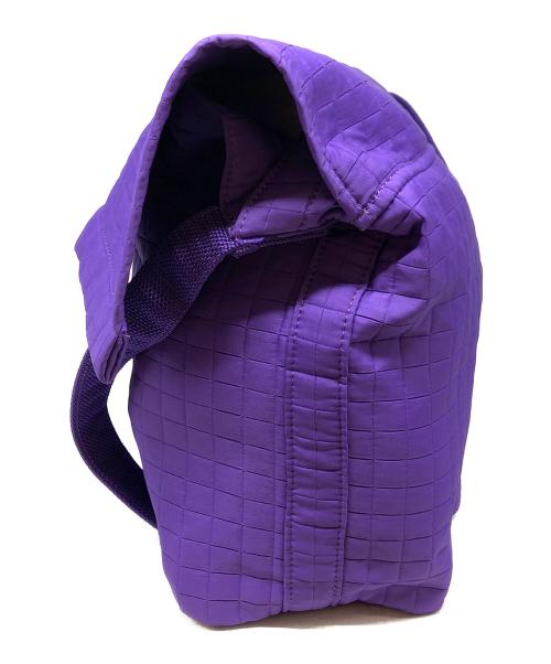 PLEATS PLEASE（プリーツプリーズ）PLEATS PLEASE (プリーツプリーズ) フラップショルダーバッグ パープルの古着・服飾アイテム