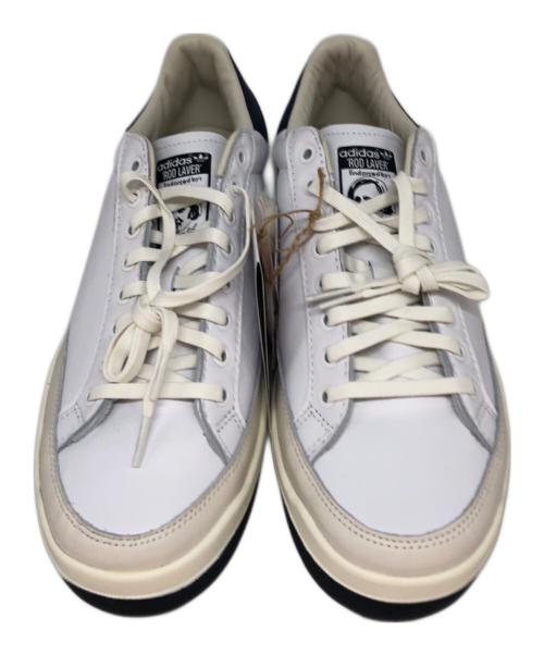 adidas（アディダス）adidas (アディダス) ROD LAVER FTW WHITE/COLLEGE NAVY/OFF WHITE ホワイト サイズ:SIZE 28cmの古着・服飾アイテム