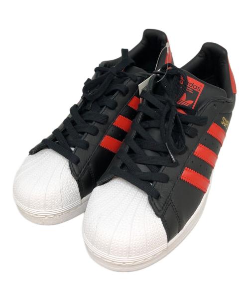 adidas（アディダス）adidas (アディダス) Superstar Bold ブラック×レッド サイズ:SIZE 28cmの古着・服飾アイテム