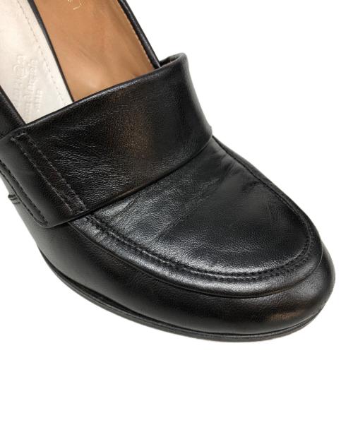 Maison Margiela（メゾンマルジェラ）Maison Margiela (メゾンマルジェラ) ハイヒールローファー ブラック サイズ:SIZE 37の古着・服飾アイテム
