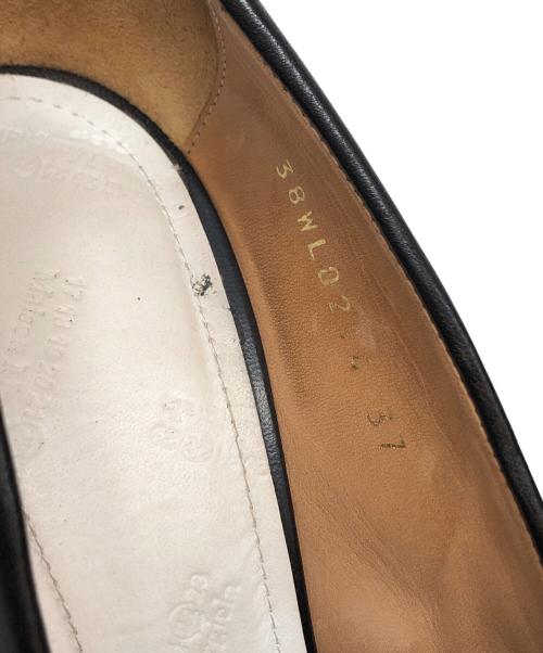 Maison Margiela（メゾンマルジェラ）Maison Margiela (メゾンマルジェラ) ハイヒールローファー ブラック サイズ:SIZE 37の古着・服飾アイテム