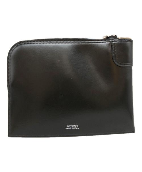 SUPREME（シュプリーム）Supreme (シュプリーム) Leather Money Bag ブラックの古着・服飾アイテム