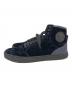 VERSACE (ヴェルサーチェ) ベロアハイカットスニーカー ネイビー サイズ:SIZE 42：18000円