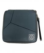 LOEWEロエベ）の古着「パズルスクエアラウンドジップウォレット」｜ブルー