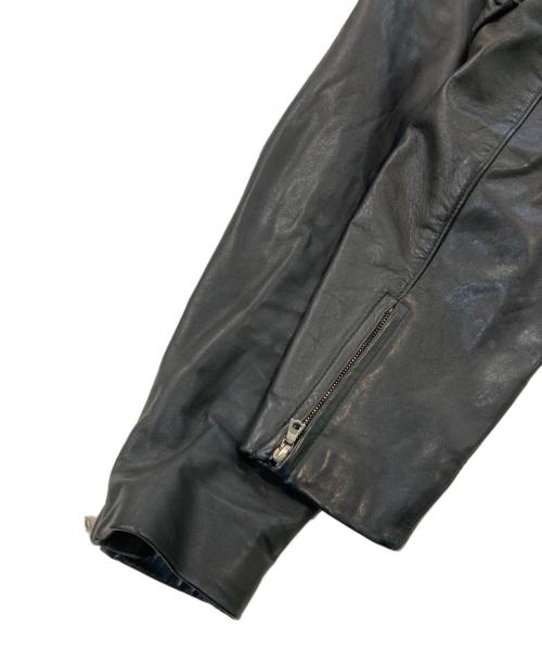 Nikator Gmbh Freiberg（ニカトール ゲーエムベーハー フライベルク）Nikator Gmbh Freiberg (ニカトール ゲーエムベーハー フライベルク) レザーポリスマンジャケット ブラック サイズ:SIZE 48の古着・服飾アイテム