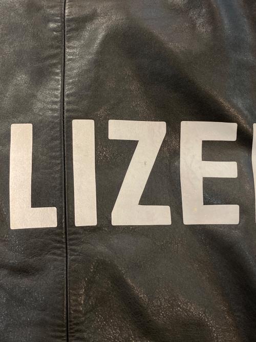 Nikator Gmbh Freiberg（ニカトール ゲーエムベーハー フライベルク）Nikator Gmbh Freiberg (ニカトール ゲーエムベーハー フライベルク) レザーポリスマンジャケット ブラック サイズ:SIZE 48の古着・服飾アイテム