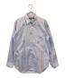 COMME des GARCONS HOMME DEUX（コムデギャルソン オム ドゥ）の古着「ストライプドットシャツ」｜ブルー