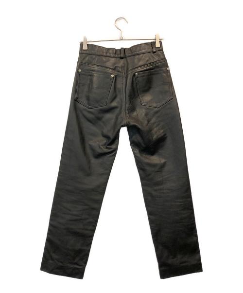 Schott（ショット）Schott (ショット) レザーパンツ ブラック サイズ:SIZE 28の古着・服飾アイテム