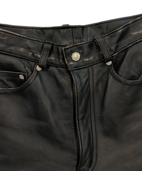 Schott（ショット）Schott (ショット) レザーパンツ ブラック サイズ:SIZE 28の古着・服飾アイテム