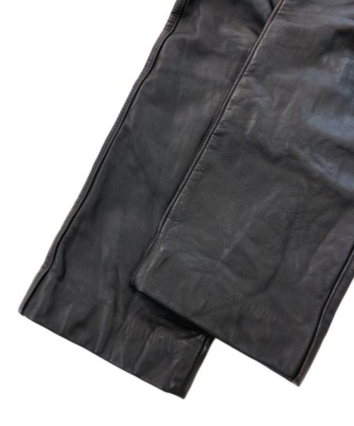 Schott（ショット）Schott (ショット) レザーパンツ ブラック サイズ:SIZE 28の古着・服飾アイテム