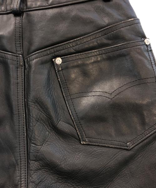 Schott（ショット）Schott (ショット) レザーパンツ ブラック サイズ:SIZE 28の古着・服飾アイテム