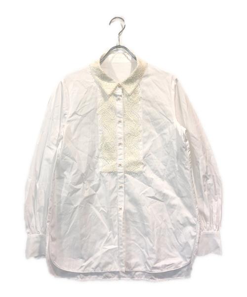 ANAYI（アナイ）ANAYI (アナイ) THOMAS MASON (トーマスメイソン) カラーレースシャツ ホワイト サイズ:SIZE 38の古着・服飾アイテム