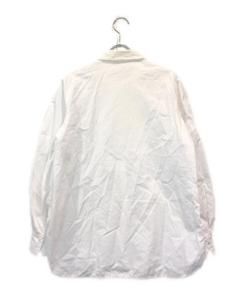 ANAYI（アナイ）ANAYI (アナイ) THOMAS MASON (トーマスメイソン) カラーレースシャツ ホワイト サイズ:SIZE 38の古着・服飾アイテム