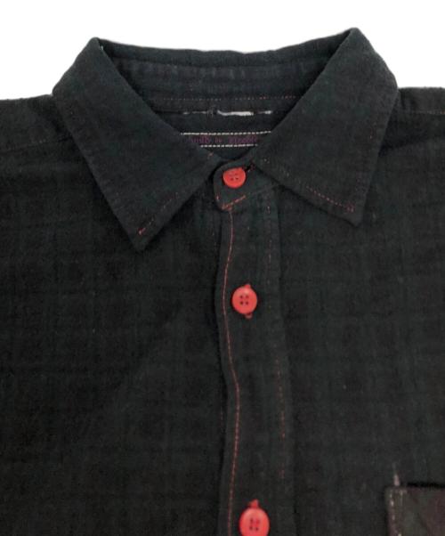 Rebuild by Needles（リビルドバイニードルス）Rebuild by Needles (リビルドバイニードルス) 再構築シャツ ネイビー サイズ:-の古着・服飾アイテム