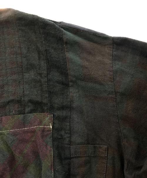 Rebuild by Needles（リビルドバイニードルス）Rebuild by Needles (リビルドバイニードルス) 再構築シャツ ネイビー サイズ:-の古着・服飾アイテム