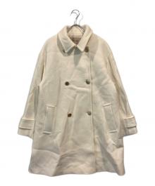 JUSGLITTY（ジャスグリッティー）の古着「スタンダードPコート」｜アイボリー