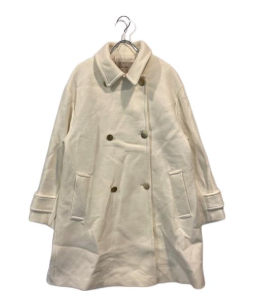 JUSGLITTY（ジャスグリッティー）JUSGLITTY (ジャスグリッティー) スタンダードPコート アイボリー サイズ:SIZE 2の古着・服飾アイテム