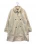 JUSGLITTY（ジャスグリッティー）の古着「スタンダードPコート」｜アイボリー